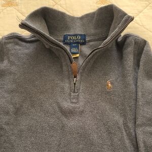 CUTE AND CLASSIC Boys Polo by Ralph Lauren Quarter Zip